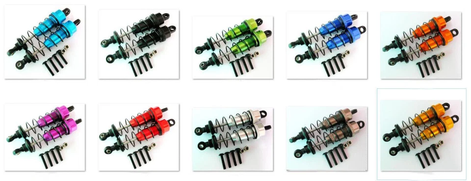 85mm Aluminu Shock Absorber oil adjustable For Rc Car 1/10 On-Road Drift Car HSP - Image 2 of 4