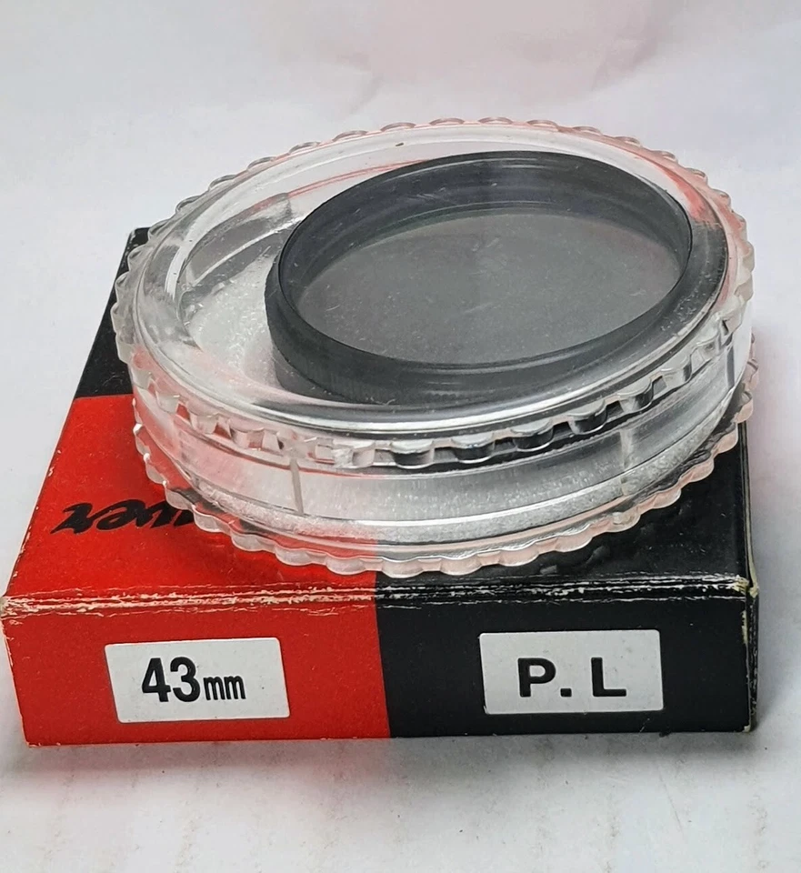 Genuine 43mm Polarizer PL Glass Lens Filter Japan 43 mm Polarizing Pol Bower - Image 2 of 3
