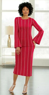 Formal Dresses Ashro Church Dresses Size 1X PLUS Ashro RED Formal