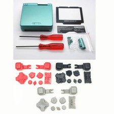 GBA SP Game Boy Advance SP Replacement Housing Shell Pearl Green BUTTONS 