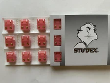 Studex Ear Piercing 14K Gold Plated Mini White Pearl 12 pairs M301Y