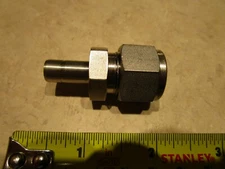SWAGELOK SS-810-R-6, 316SS REDUCER CONNECTOR 1/2" TUBE OD x 3/8" MALE TUBE 