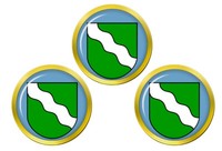 Rheinland (Deutschland) Golfball-Marker