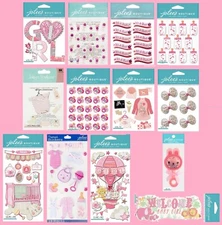 Jolee's BABY GIRL Stickers Outfit Pacifiers Pregnancy Bottle Rattle Crib Nursery