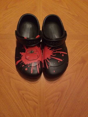 mens black crocs size 9