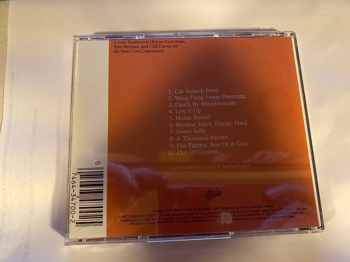 TED NUGENT CAT SCRATCH FEVER EARLY ORIGINAL US DADC CD RARE