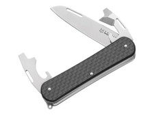 FX.VP130.3CF COUTEAU MUTIFONCTIONS FOX VULPIS VP130 3P FIBRE DE CARBONE