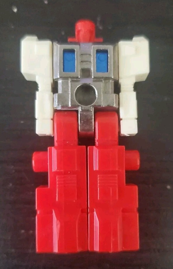 Takara Robotech Blockman Robolinks RED & WHITE w/ Blue Chest 1984