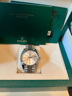 Rolex 126334 41MM SS/WG Datejust Silver Dial Jubilee Band Oyster Perpetual 2024