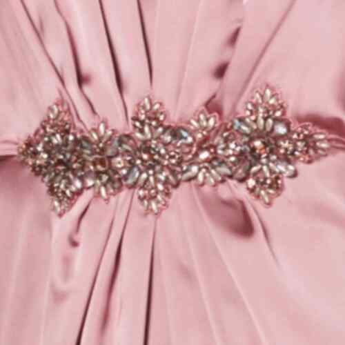 ADRIANNA PAPELL Draped Cape Long Dress 8 - Picture 3 of 6