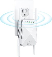 WiFi Extender,Fastest WiFi Booster 1200Mbps Dual Band 5GHz/2.4GHz WiFi White 
