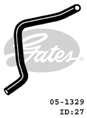 Gates Radiator Hose Upper Lower For Honda Civic EG, EH, EJ, EK 1.5L/1.6L D16A8 - Picture 2 of 4