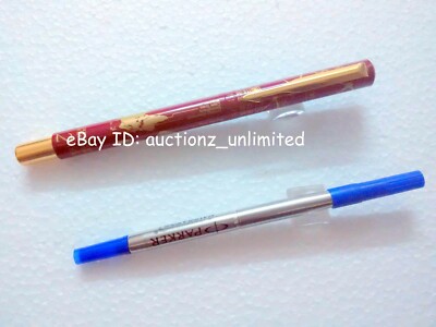 Parker Vector Special Edition GT Roller Ball Pen Ballpen Time Check Maroon new