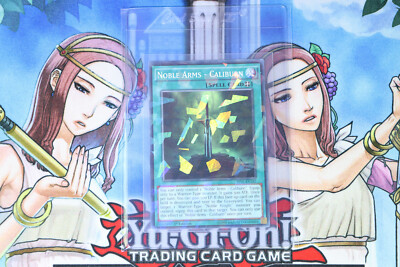 Yugioh Spell Card Noble Arms - Caliburn BP03-EN182 1st Ed Shatterfoil Rare