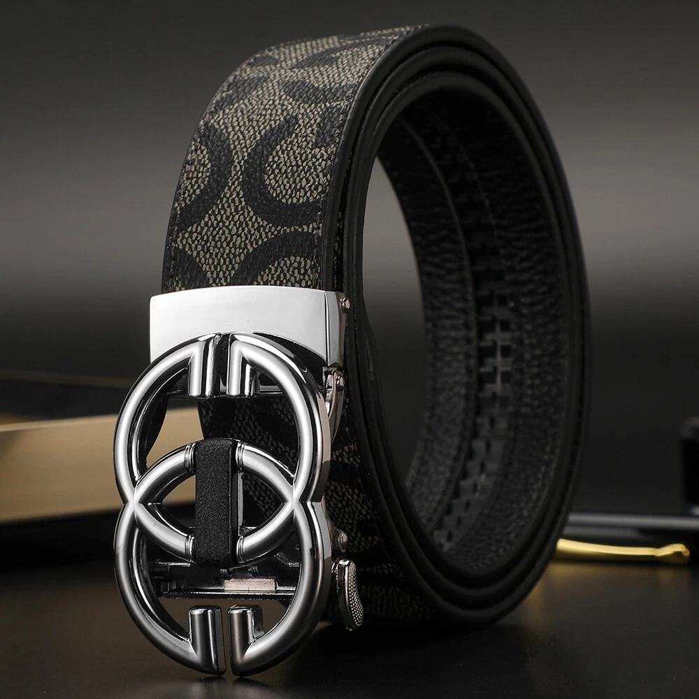 Luxury Designer Belt Men Women Smooth Buckle Waist Strap for Jeans