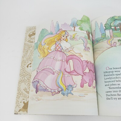 VINTAGE 1987 LADY LOVELY LOCKS PIXIETAILS SILKYPUP SAVES THE DAY