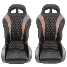Pair Of Orange Suspension Seats For Canam Maverick X3 Pair Of Orange Suspension Seats For Canam Maverick X3