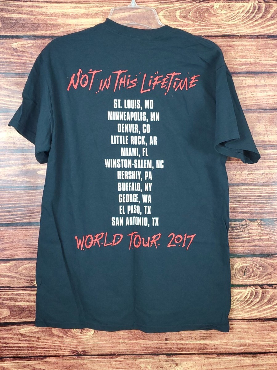 guns n roses not in this lifetime tour t shirt