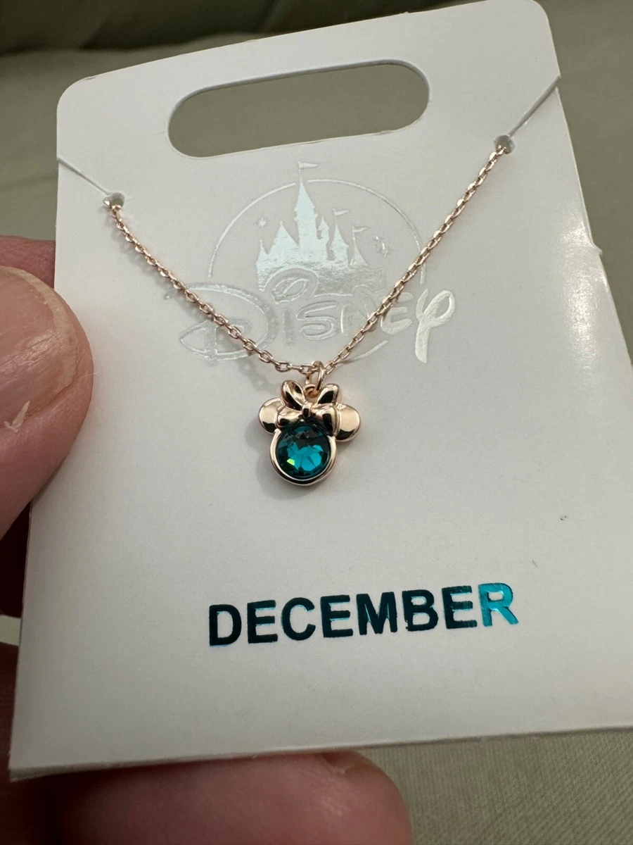 Disney minnie 2024 mouse birthstone necklace