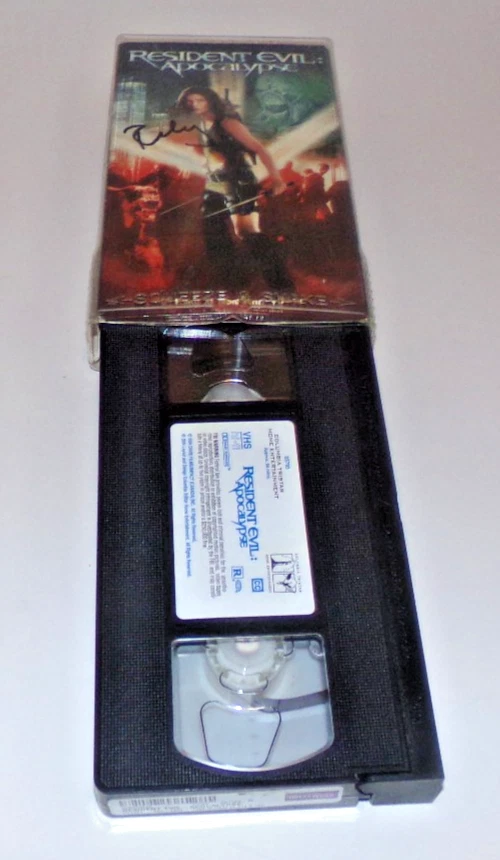 rare Resident Evil Apocalypse Milla Jovovich VHS Video NTSC former rental Foto 3 de 4