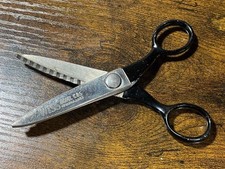 Vintage Wiss Model CB5/CB-5 USA-Made Sewing Pinking Shears Scissors - FREE S/H 