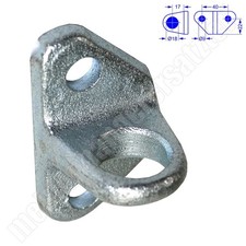 1-Loch Trennwandhalter für Pferdeboxen Pferdestall Pferdeanhänger