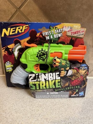 Nerf Zombie Strike DoubleStrike Blaster A5622 New Sealed Hasbro 2013