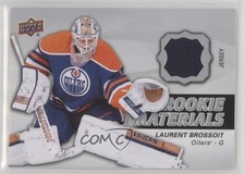 2014-15 Upper Deck Rookie Materials Laurent Brossoit #RM21 o1h