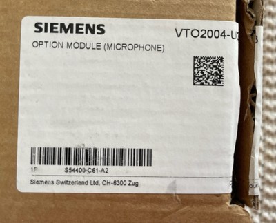 Siemens VTO2004-U2 S54400-C61-A1 Microphone Option Module (NEW IN BOX)