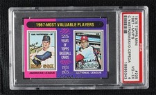 1975 Mini Most Valuable Players Carl Yastrzemski Orlando Cepeda PSA 4 HOF 0ji1