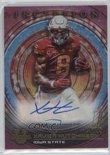 2022 Bowman Inception University Fuchsia Foil 70/75 Xavier Hutchinson Auto 1n1m
