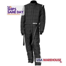 Zamp ZAMR0900033XL Black 3XL Fire Retardant Fabric Driving Suit SFI 3.2A/20 