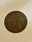 1879 Indian Head Cent Very Fine Vg Very Good Coin #38833