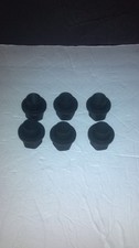 6 tuercas de rueda con brida de manga de 28 mm de dos piezas M22x1,5 33 mm buje único piloto