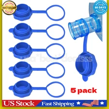 5 Pcs Reusable 5 Gallon Water Jug Caps Leak Proof Bottle Lids 55mm Water Bottles