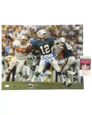 Bob Griese signed 16x20 Photo Miami Dolphins Football JSA Authentication