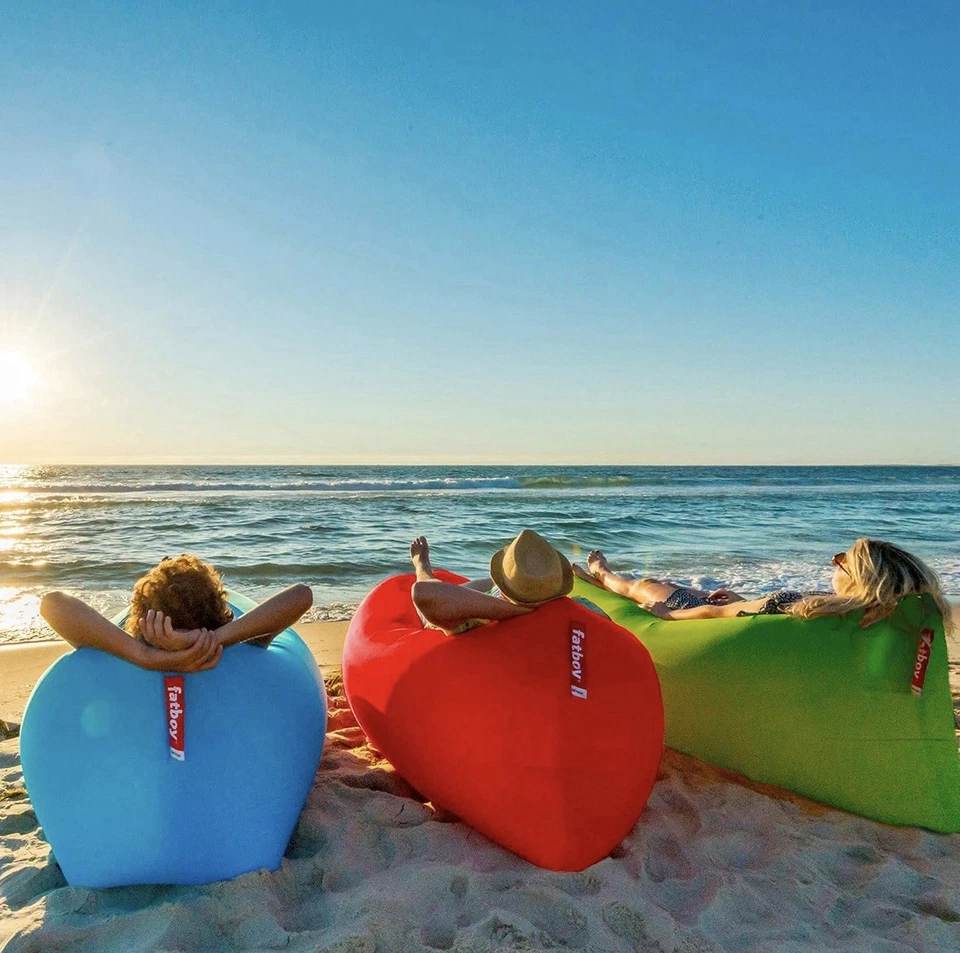 Tumbona inflable original Lamzac púrpura Fatboy L0005 Foto 3 de 3