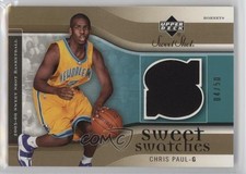 2005-06 Upper Deck Sweet Shot Sweet Swatches Gold /50 Chris Paul #SW-CP 6m7