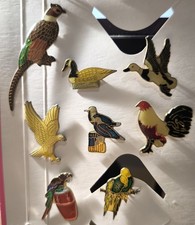 PIN'S  VINTAGE pins animaux oiseaux perroquet faisant oie canard coq aigle