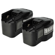 2x Akku für AEG SB2E 14 STX 1500mAh 14,4V