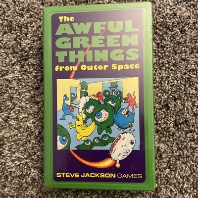 Vintage Awful Green Things From Outer Space 1988 Steve Jackson Games Pocket Ed.