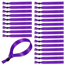 25 Pcs 6.7 Inch Adjustable Event Wristbands, ...