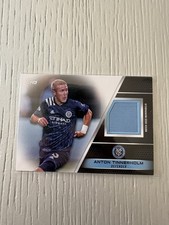 Anton Tinnerholm Relic Patch 2021 Topps MLS New York City FC #JR-AT Malmo NYCFC