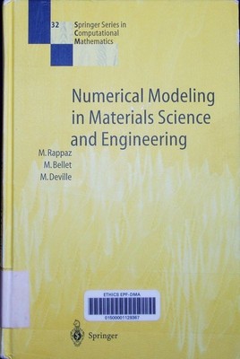 Numerical modeling in materials science and engineering Michel Rappaz, Michel Be