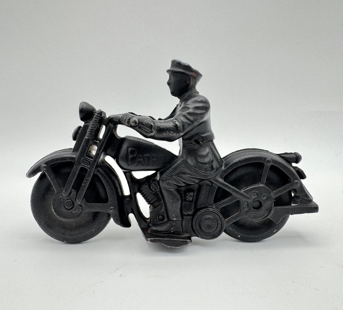 Vintage Cast Iron Motorcycle for sale - eBay