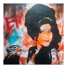 Quadro originale pezzo unico firmato astratto arte moderna quadro Banksy streetart