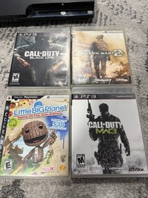 Sony PlayStation 3 PS3 Slim Console w/ Games - 500GB