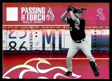 2005 Donruss Elite Passing the Torch Red Magglio Ordonez 326/500 Chicago White