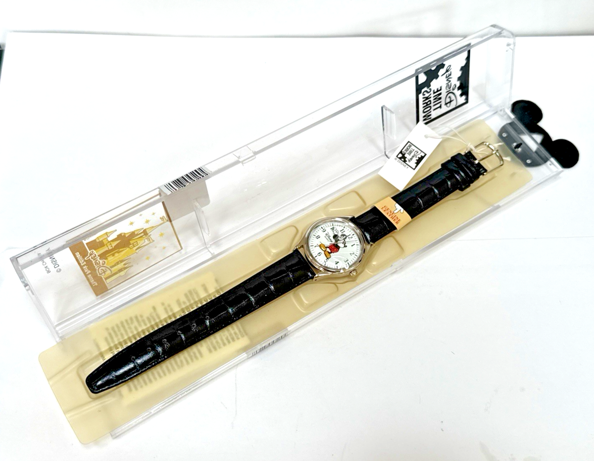 Vintage Disney Time Works Theme Park Edition Mickey Mouse Watch In 