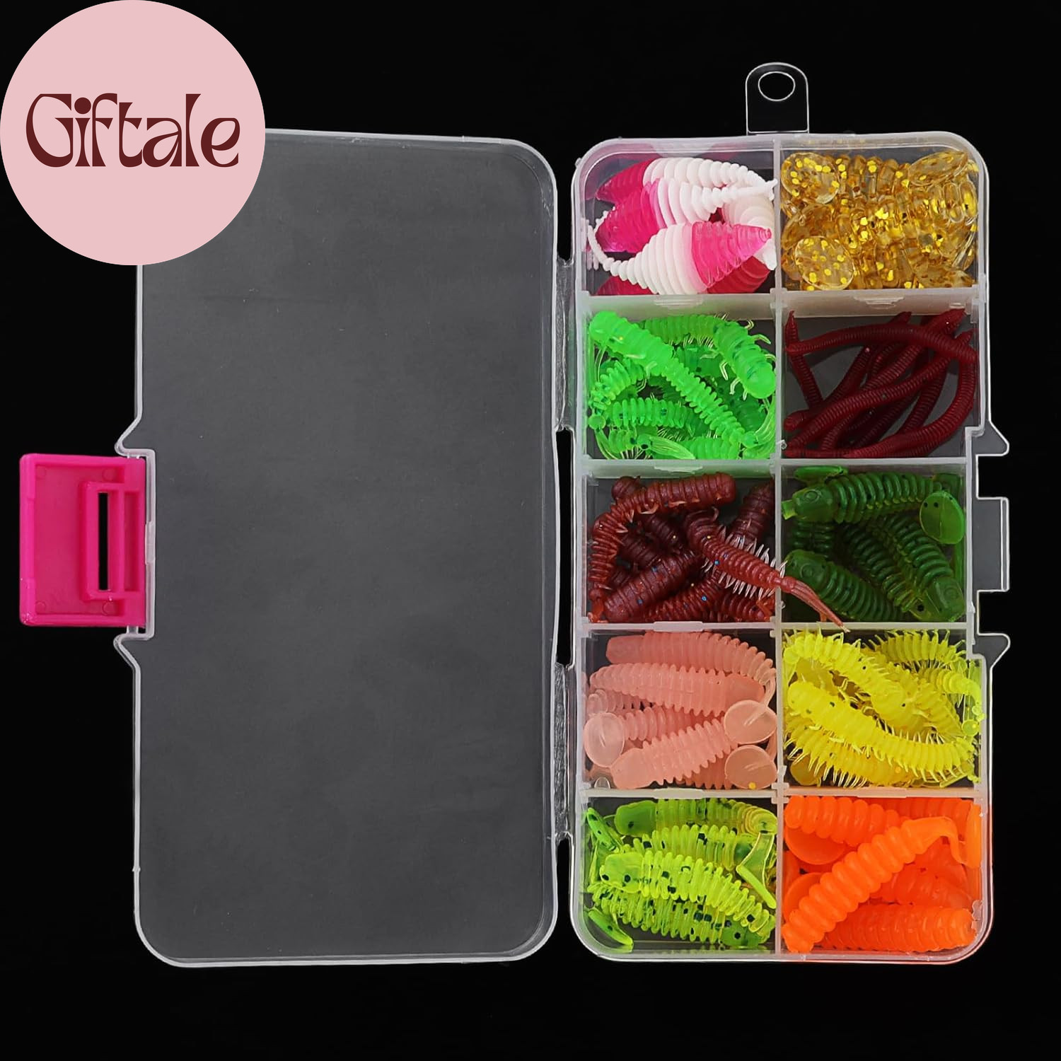 68Pcs Fishing Topwater Lures Kits Mixed Artificial Baits Tackle Box, Soft Plasti - Image 4